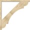 Ekena Millwork Olympic Block Rough Sawn Bracket w/ Offset Brace, Douglas Fir, 4"W x 40"D x 40"H BKT0402X40X40OLY05RDF - alternate 2
